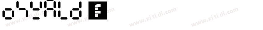 Oswald 字体包字体转换